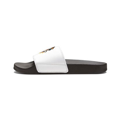 Faith Walk Men's Christian Slide Sandals — "Match My Faith" Graphic - ClaimedbyGodDesigns
