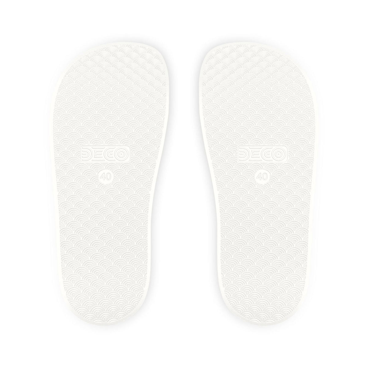 Faith Walk Men's Christian Slide Sandals — "Match My Faith" Graphic - ClaimedbyGodDesigns