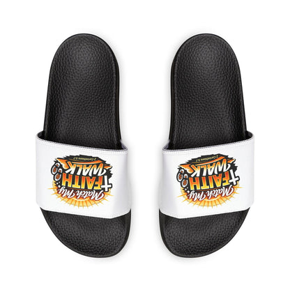 Faith Walk Slide Sandals — "Match My Faith" Removable-Strap Women’s Christian Slides - ClaimedbyGodDesigns