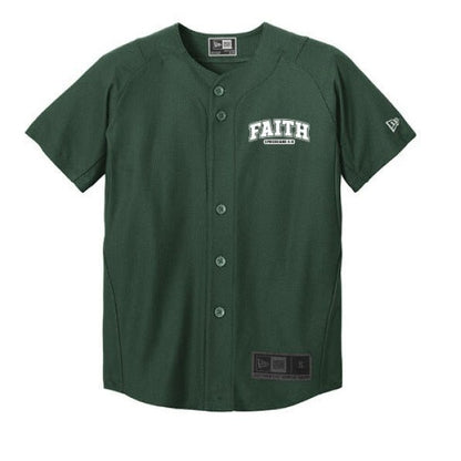 Faith Youth Christian Full-Button Jersey - ClaimedbyGodDesigns