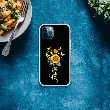 Faith (flower) Christian Flexi Phonecase for Iphones - ClaimedbyGodDesigns