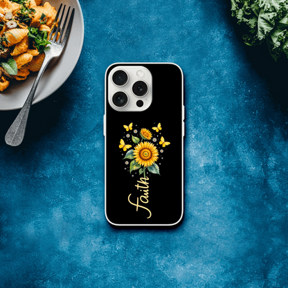 Faith (flower) Christian Flexi Phonecase for Iphones - ClaimedbyGodDesigns