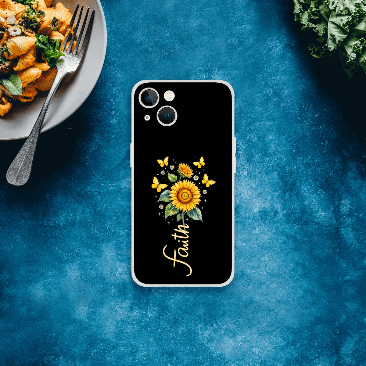 Faith (flower) Christian Flexi Phonecase for Iphones - ClaimedbyGodDesigns