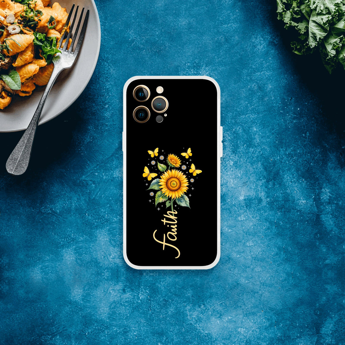 Faith (flower) Christian Flexi Phonecase for Iphones - ClaimedbyGodDesigns