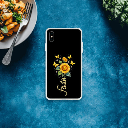 Faith (flower) Christian Flexi Phonecase for Iphones - ClaimedbyGodDesigns