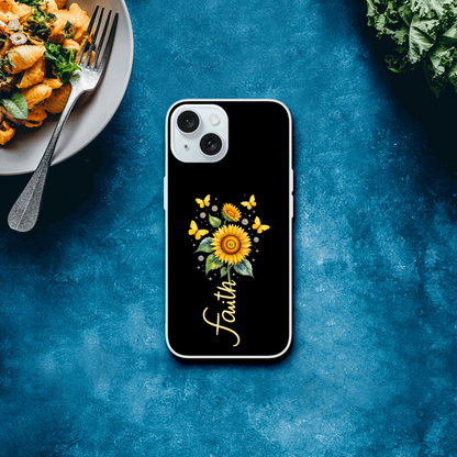 Faith (flower) Christian Flexi Phonecase for Iphones - ClaimedbyGodDesigns