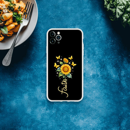 Faith (flower) Christian Flexi Phonecase for Iphones - ClaimedbyGodDesigns