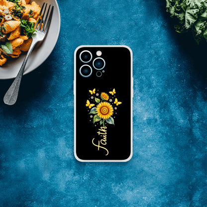 Faith (flower) Christian Flexi Phonecase for Iphones - ClaimedbyGodDesigns