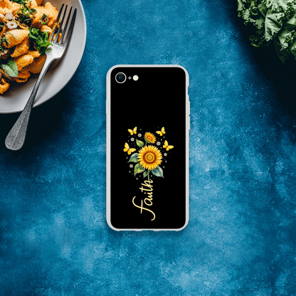 Faith (flower) Christian Flexi Phonecase for Iphones - ClaimedbyGodDesigns
