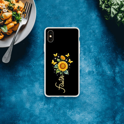 Faith (flower) Christian Flexi Phonecase for Iphones - ClaimedbyGodDesigns