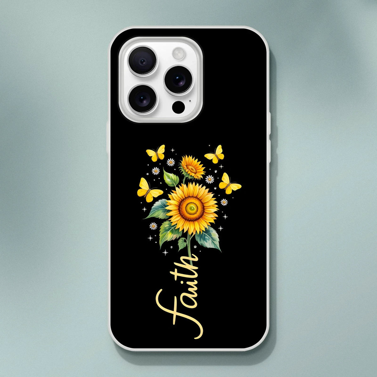 Faith (flower) Christian Flexi Phonecase for Iphones - ClaimedbyGodDesigns
