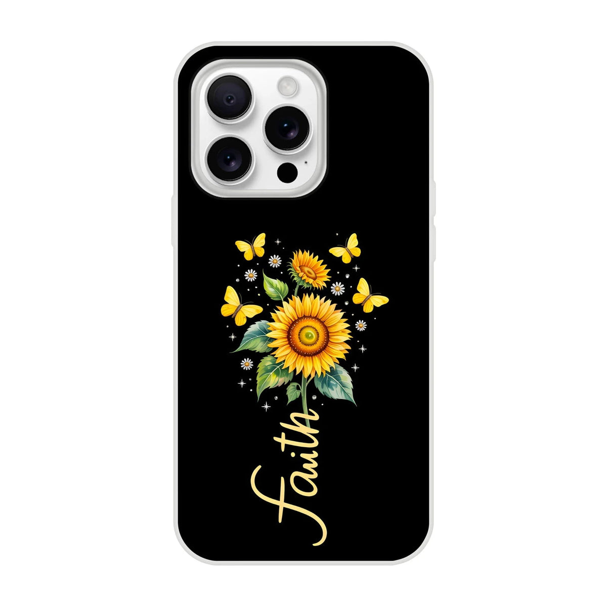Faith (flower) Christian Flexi Phonecase for Iphones - ClaimedbyGodDesigns