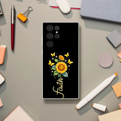 Faith (flower) Christian Flexi Phonecase for Samsung - ClaimedbyGodDesigns