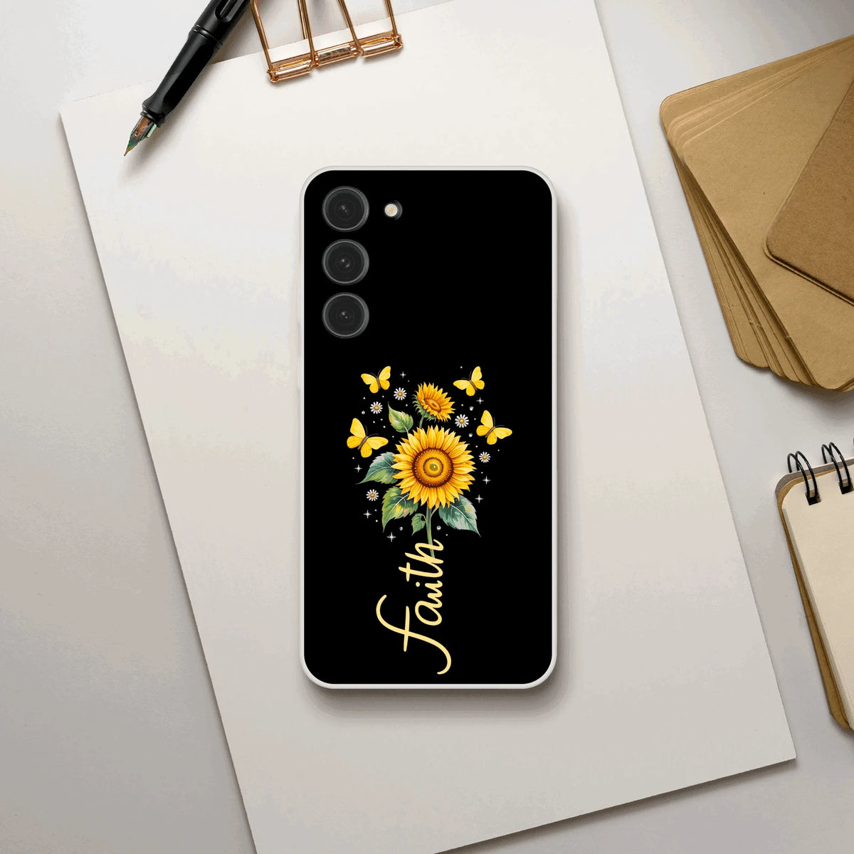 Faith (flower) Christian Flexi Phonecase for Samsung - ClaimedbyGodDesigns