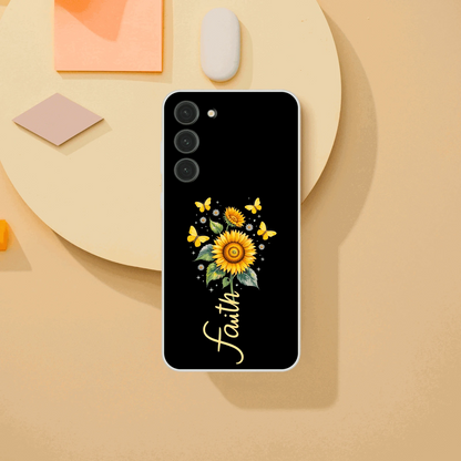 Faith (flower) Christian Flexi Phonecase for Samsung - ClaimedbyGodDesigns