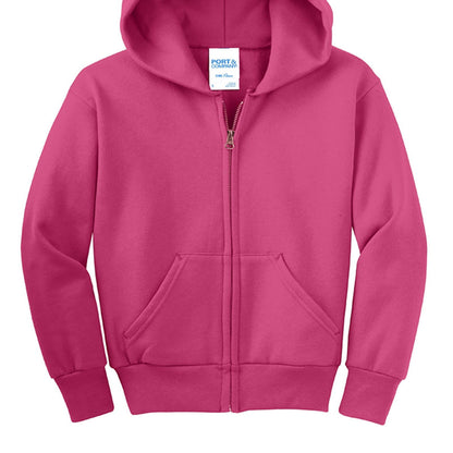 Faith has no borders Youth Christian Full-Zip Hooded Sweatshirt - ClaimedbyGodDesigns
