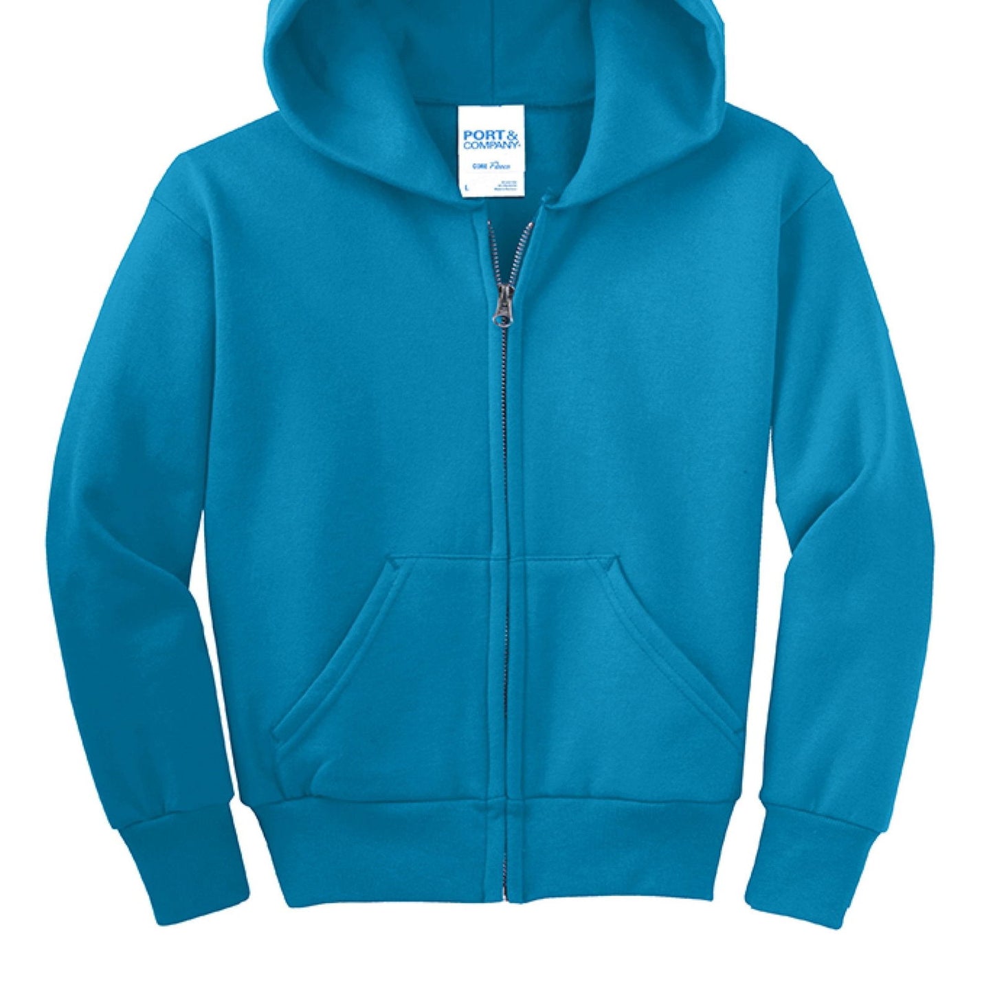 Faith has no borders Youth Christian Full-Zip Hooded Sweatshirt - ClaimedbyGodDesigns