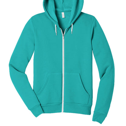Faith is My Backbone Unisex Christian Full-zip Hooded Sweatshirt - ClaimedbyGodDesigns