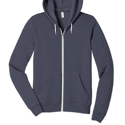 Faith is My Backbone Unisex Christian Full-zip Hooded Sweatshirt - ClaimedbyGodDesigns