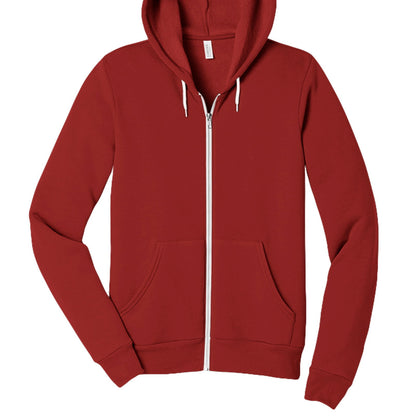 Faith is My Backbone Unisex Christian Full-zip Hooded Sweatshirt - ClaimedbyGodDesigns