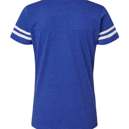 Faithful Woman Heritage Division Women's Christian Football Jersey T-shirt - ClaimedbyGodDesigns