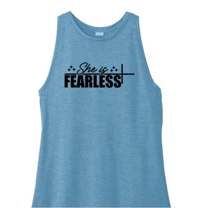 Fear Is A Liar Women's Christian Tank-Top - ClaimedbyGodDesigns