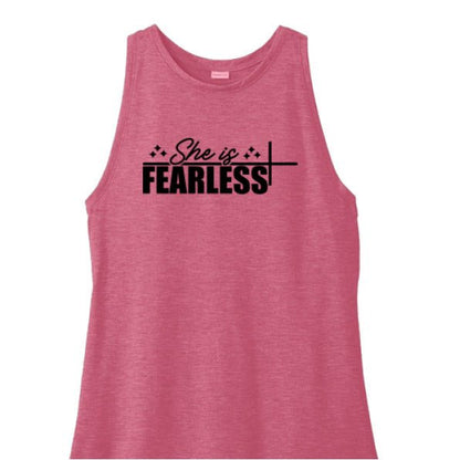 Fear Is A Liar Women's Christian Tank-Top - ClaimedbyGodDesigns