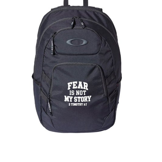 Fear Is Not My Story Gearbox 5-Speed Premium Christian Backpack - ClaimedbyGodDesigns