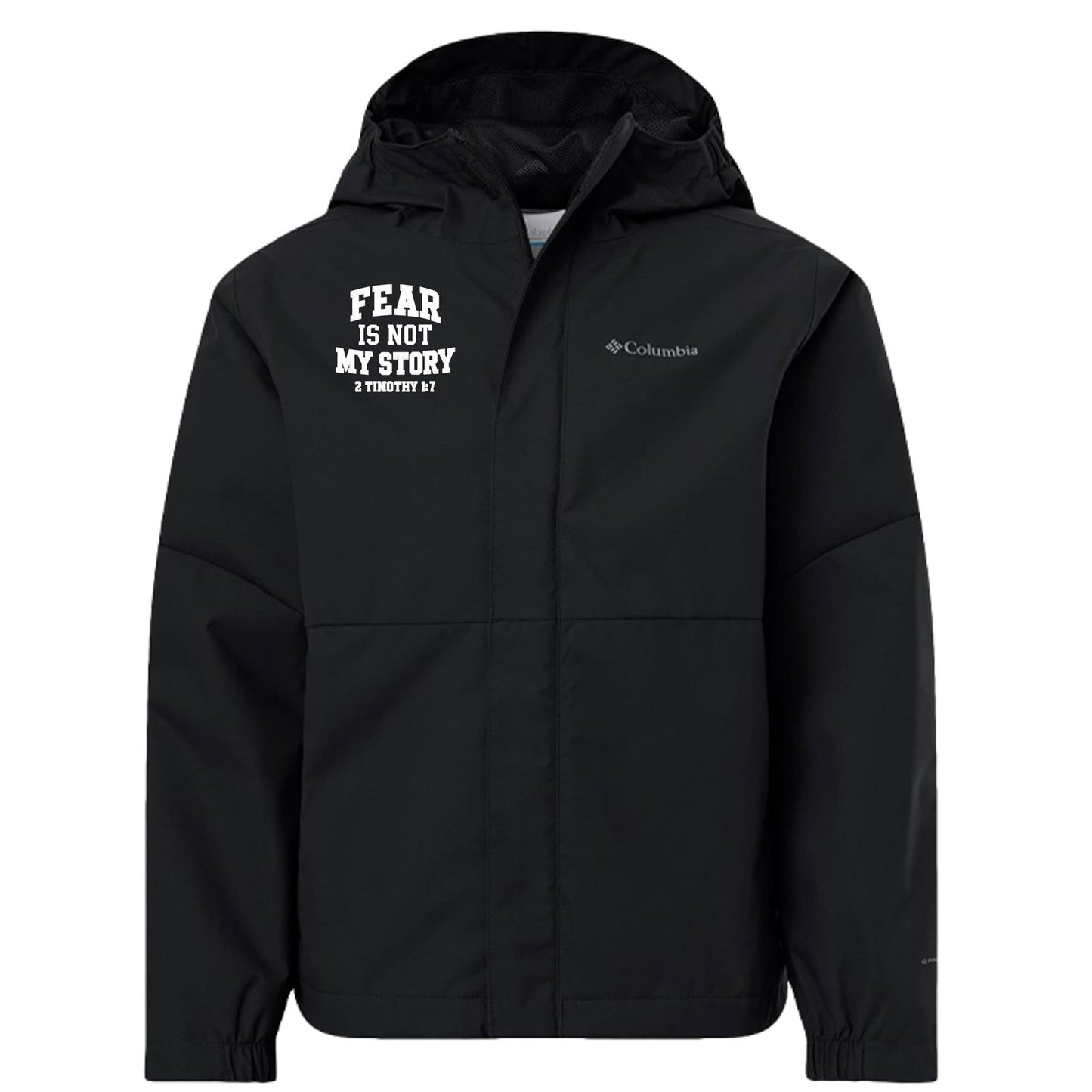 Fear Is Not My Story Premium Youth Christian Hikebound II Jacket - ClaimedbyGodDesigns