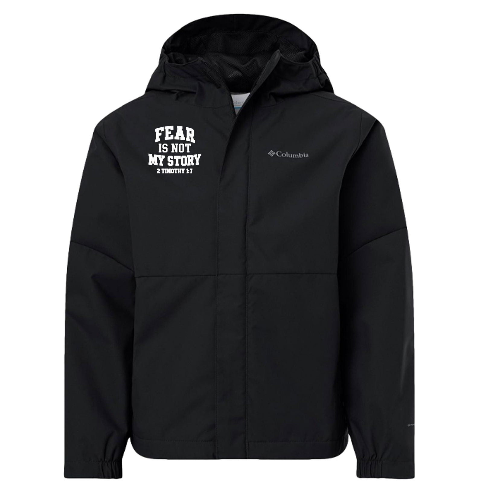 Fear Is Not My Story Premium Youth Christian Hikebound II Jacket - ClaimedbyGodDesigns