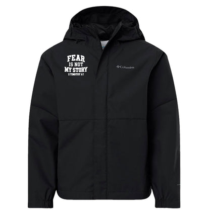 Fear Is Not My Story Premium Youth Christian Hikebound II Jacket - ClaimedbyGodDesigns