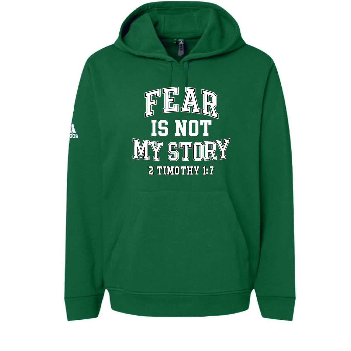 Fear Is Not My Story Unisex Christian Pullover Hooded Sweatshirt - ClaimedbyGodDesigns