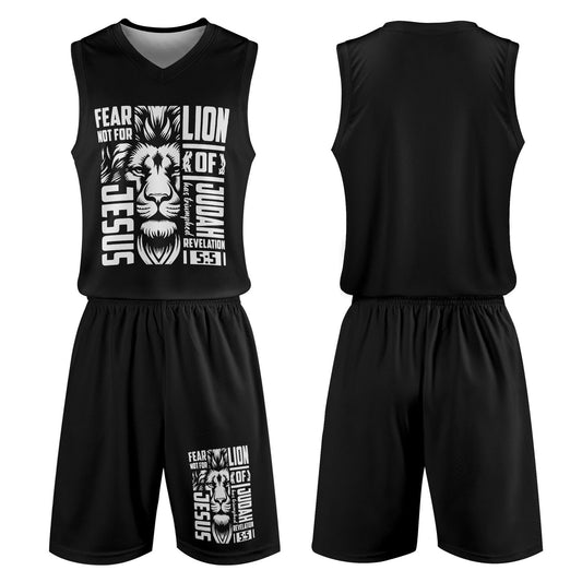 Fear Not Jesus The Lion Of Judah Has Triumphed Mens Summer Christian Casual Outfit - ClaimedbyGodDesigns