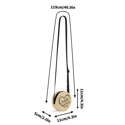 Fearfully And Wonderfully Made Christian Kids PU Small Round Bag Children Purse - ClaimedbyGodDesigns