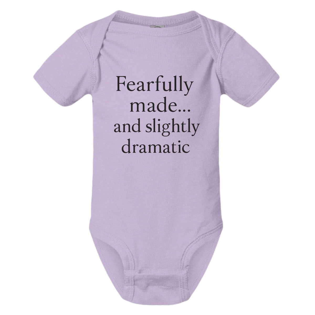 Fearfully Made And Slightly dramatic Christian Baby Jumpsuit - ClaimedbyGodDesigns