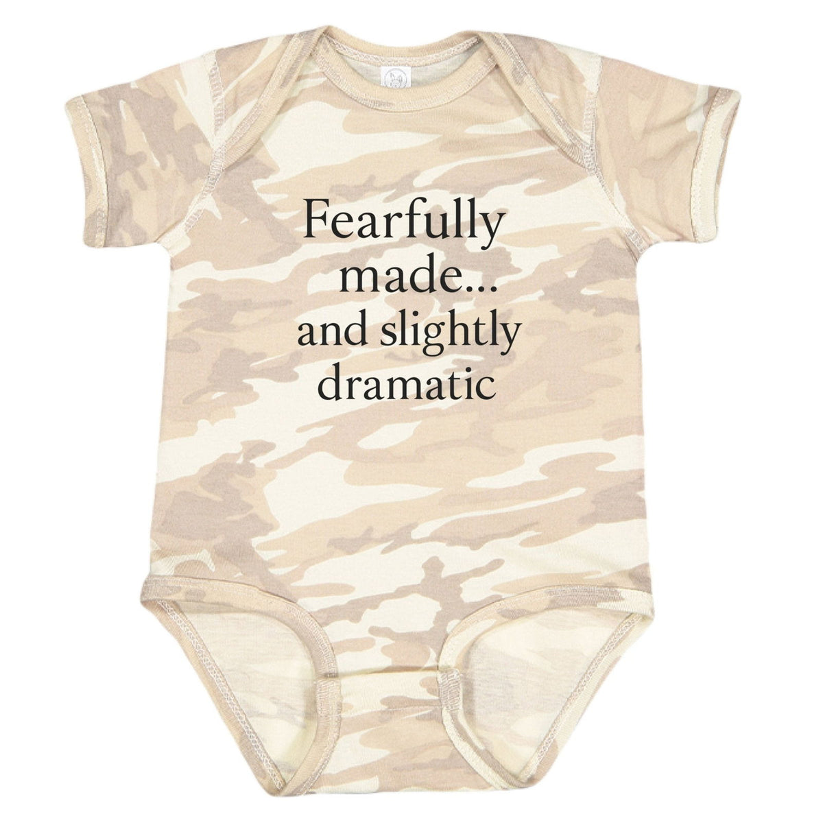 Fearfully Made And Slightly dramatic Christian Baby Jumpsuit - ClaimedbyGodDesigns