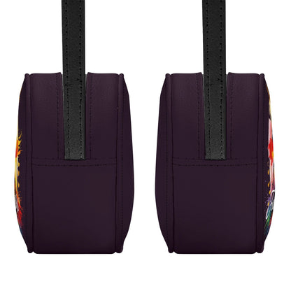 Fearless In Faith Christian Kids PU Small Round Bag Children Purse - ClaimedbyGodDesigns