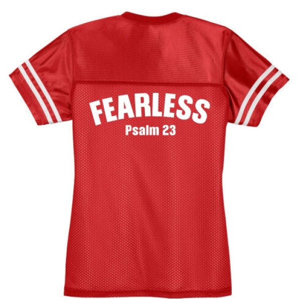 Fearless Women's Christian Jersey - ClaimedbyGodDesigns