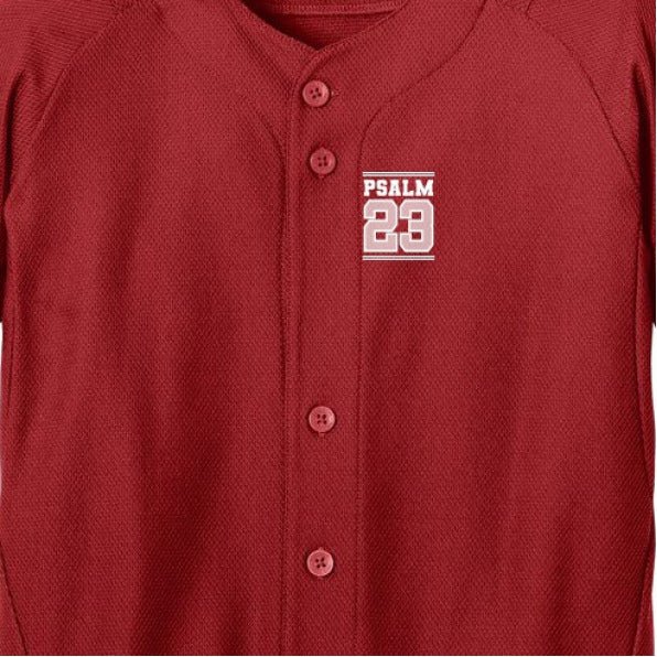 Fearless Youth Christian Full Button Jersey - ClaimedbyGodDesigns