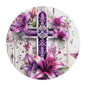 Floral Cross Christian Mouse Pad - ClaimedbyGodDesigns