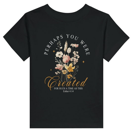 For Such A Time Christian Toddler Staple T-Shirt - ClaimedbyGodDesigns
