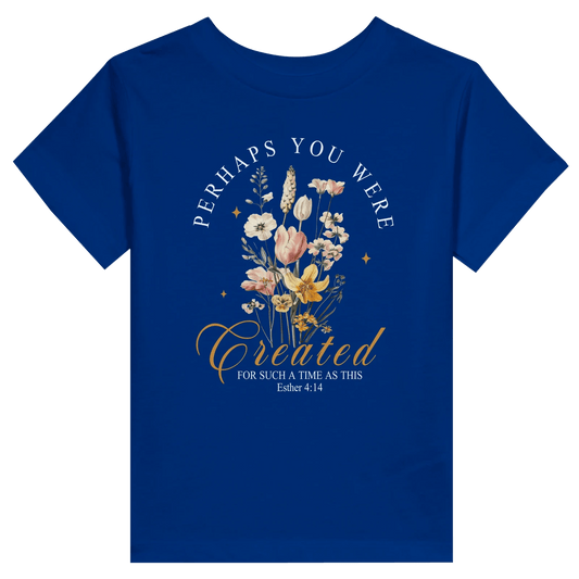 For Such A Time Christian Toddler Staple T-Shirt - ClaimedbyGodDesigns
