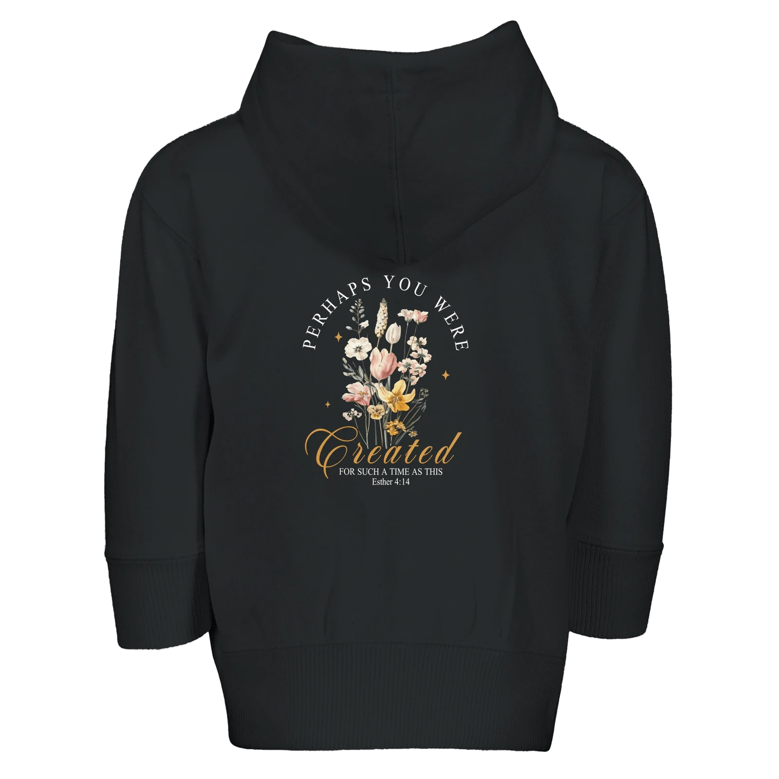 For Such A Time Christian Toddler Zip Fleece Hooded Sweatshirt - ClaimedbyGodDesigns