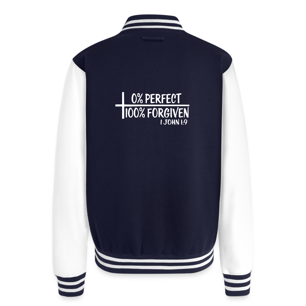 Forgiven Christian Heavyweight Letterman Jacket - ClaimedbyGodDesigns
