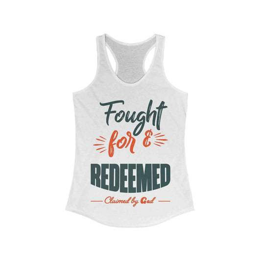 Fought for and redeemed slim fit tank-top