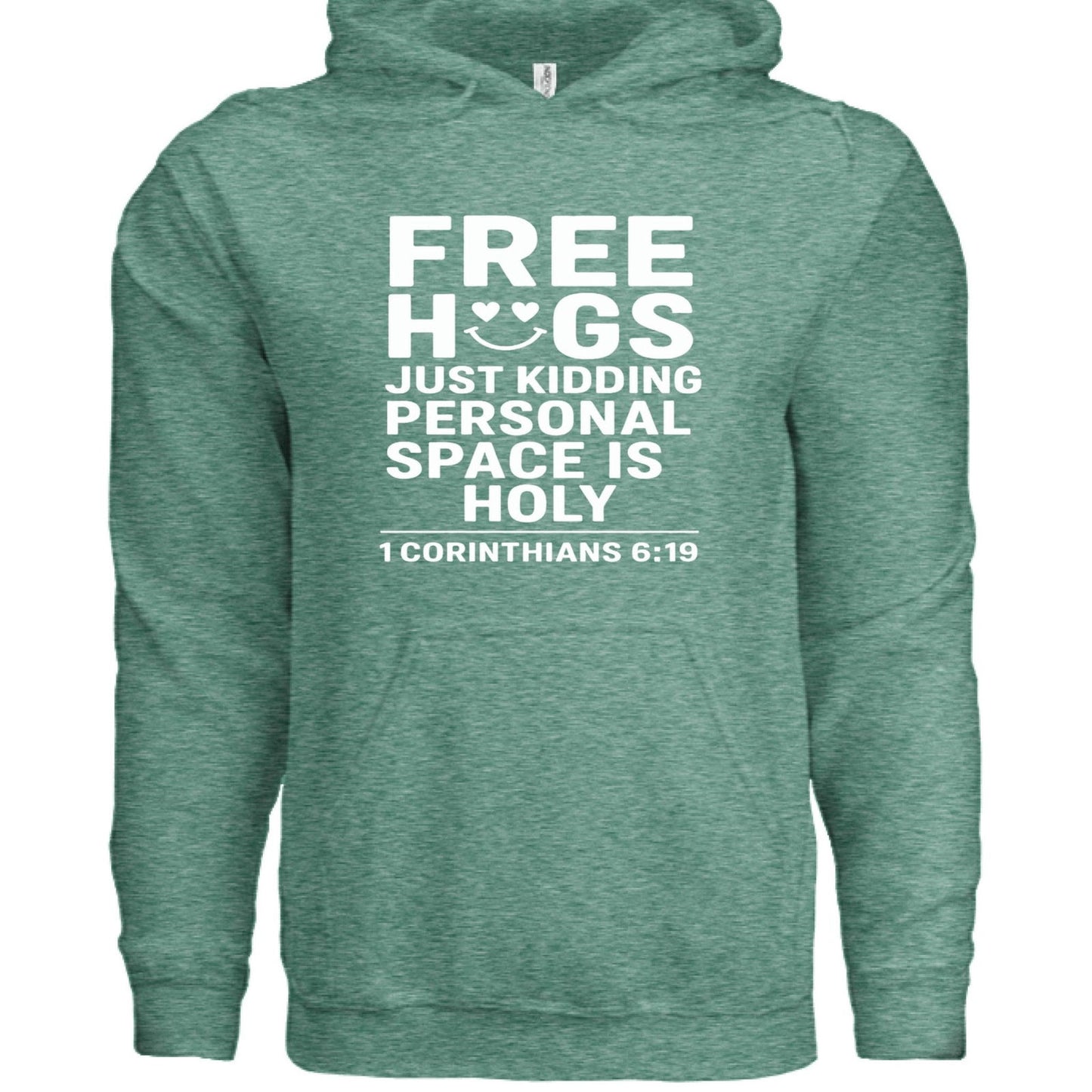 Free Hugs Funny Unisex Christian Pullover Hooded Sweatshirt - ClaimedbyGodDesigns