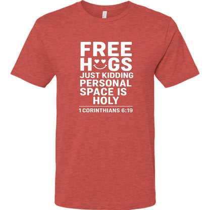 Free Hugs Funny Unisex Christian T-shirt - ClaimedbyGodDesigns