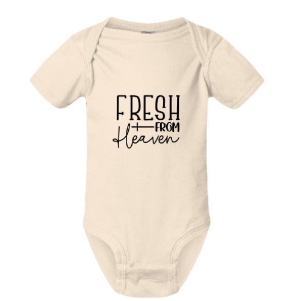 Fresh From Heaven Christian Baby Jumpsuit - ClaimedbyGodDesigns