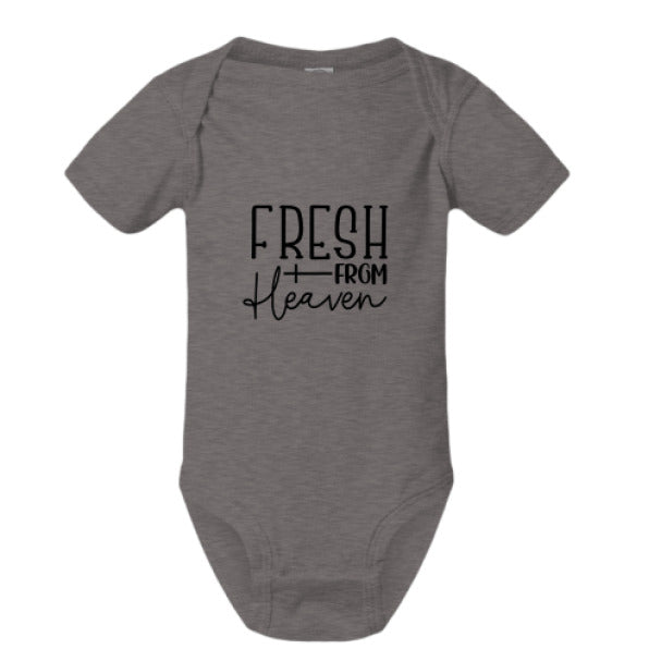 Fresh From Heaven Christian Baby Jumpsuit - ClaimedbyGodDesigns