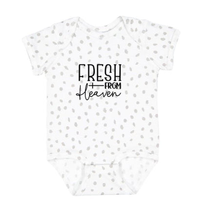 Fresh From Heaven Christian Baby Jumpsuit - ClaimedbyGodDesigns